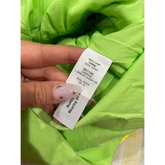 NWT J. Crew Linen Skirt Size 2 - Picture 6 of 6